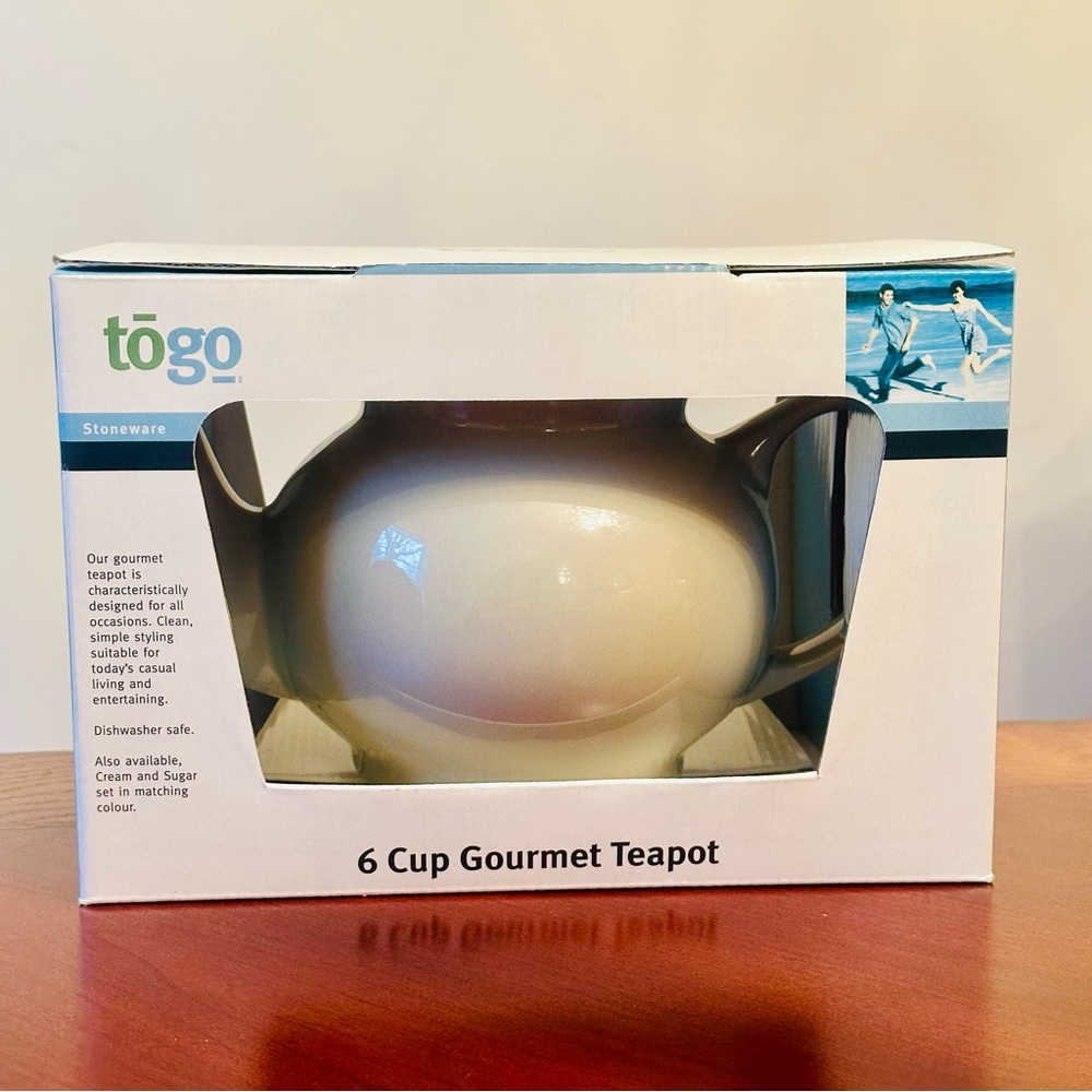 ToGo Stoneware 6 Cup Gourmet Teapot